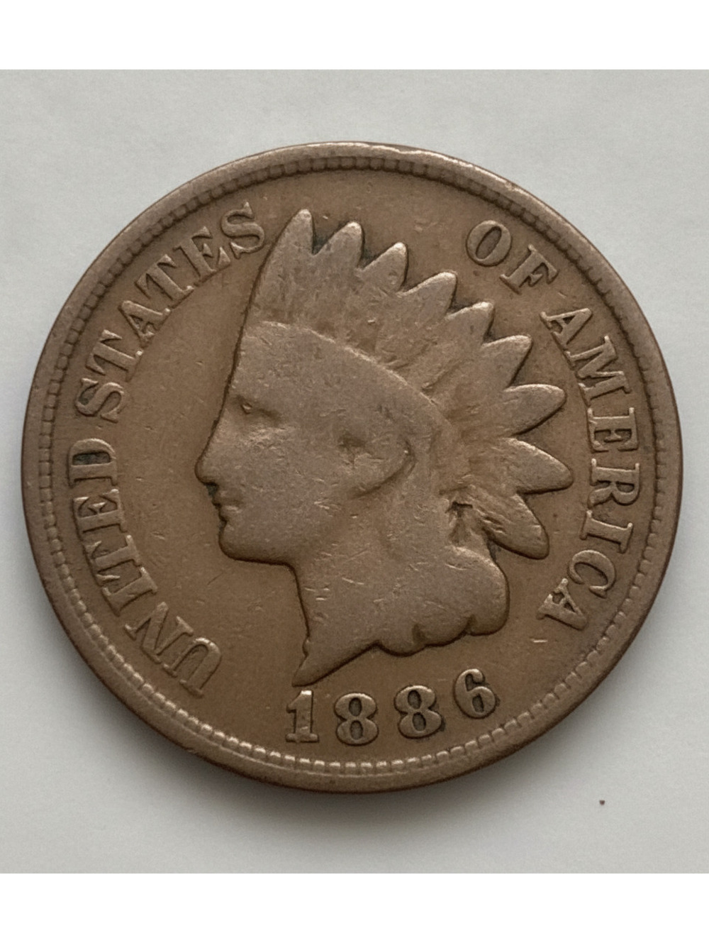 1886 Indian Head Penny Type 2#171